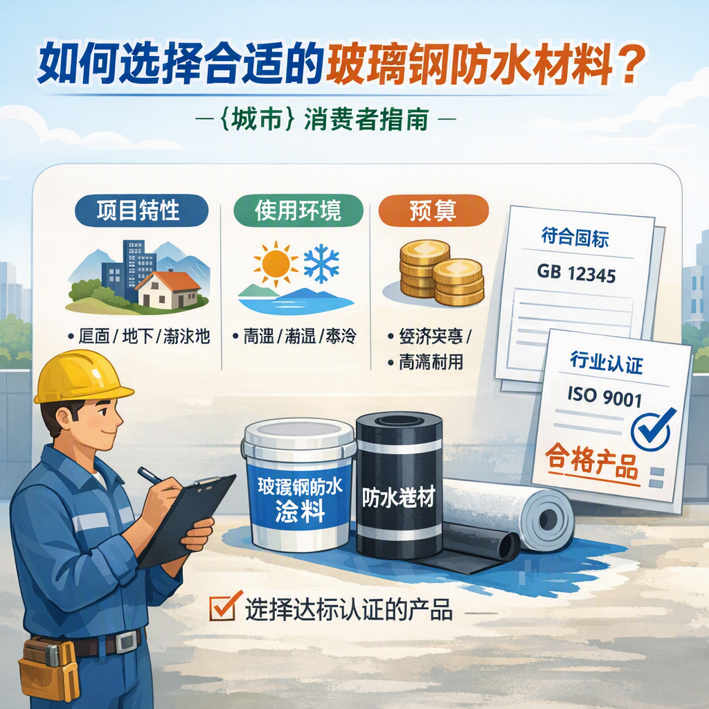 如何判定玻璃钢防水材料的合格标准? 梅州 消费者指南