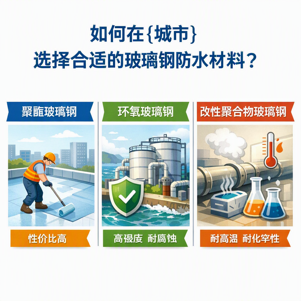 如何在梅州选择合适的玻璃钢防水材料？