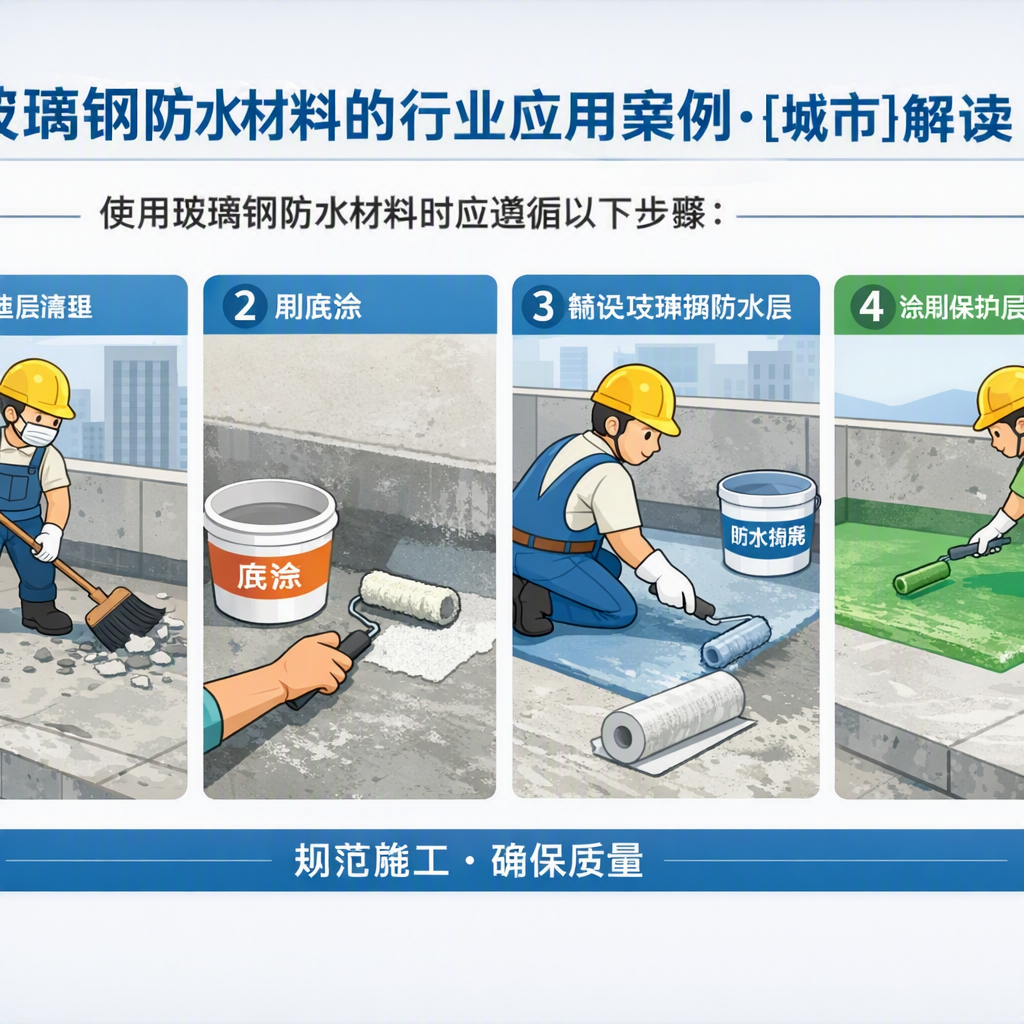 玻璃钢防水材料的行业应用案例，梅州解读