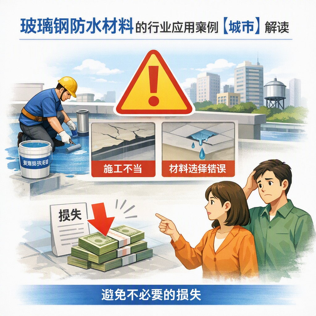 玻璃钢防水材料的行业应用案例，梅州解读