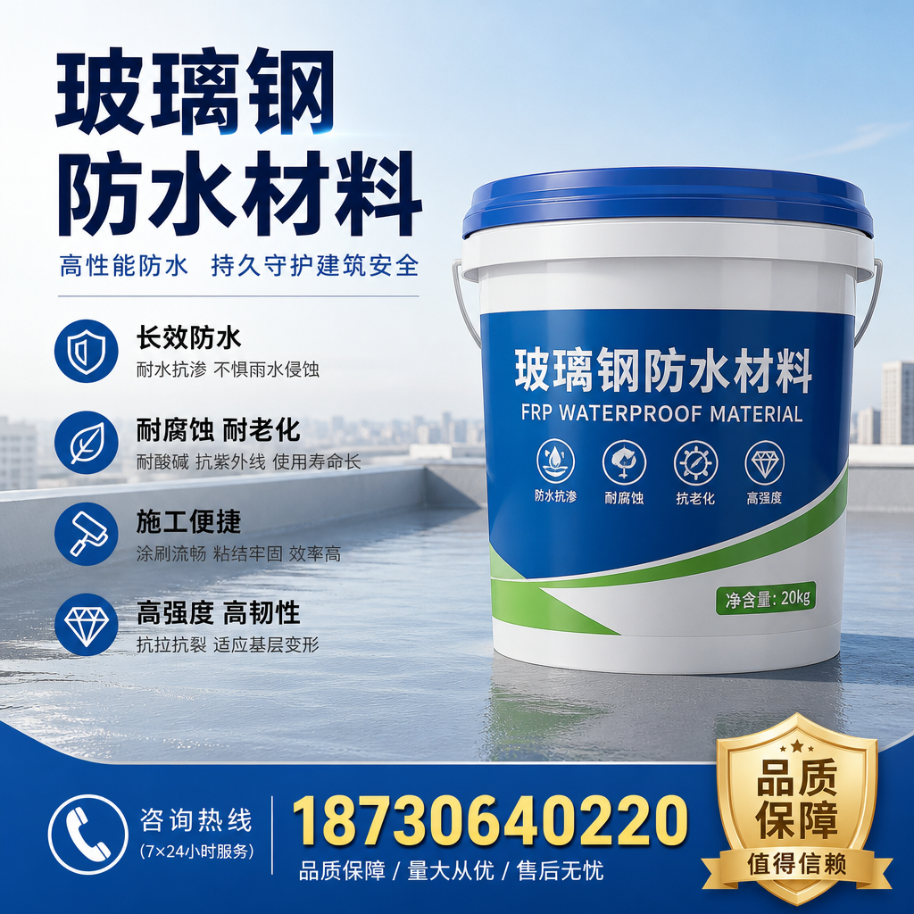 专家解析：玻璃钢防水材料的市场前景分析在 梅州